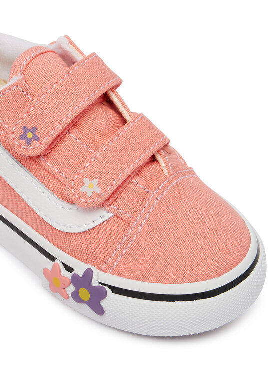 Vans Vans Πάνινα παπούτσια Old Skool V Flower VN000Z5XGSB1 Κοραλλί