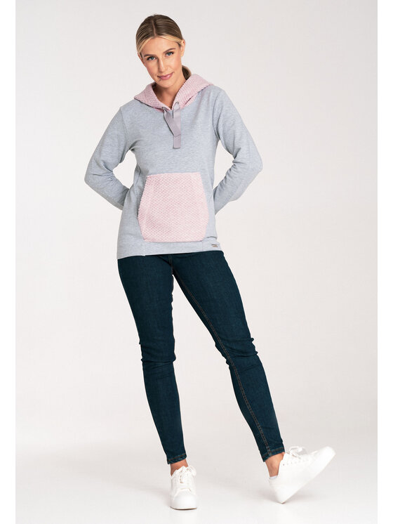 FIGL FIGLFIGL Felpa M1045 Rosa Regular Fit