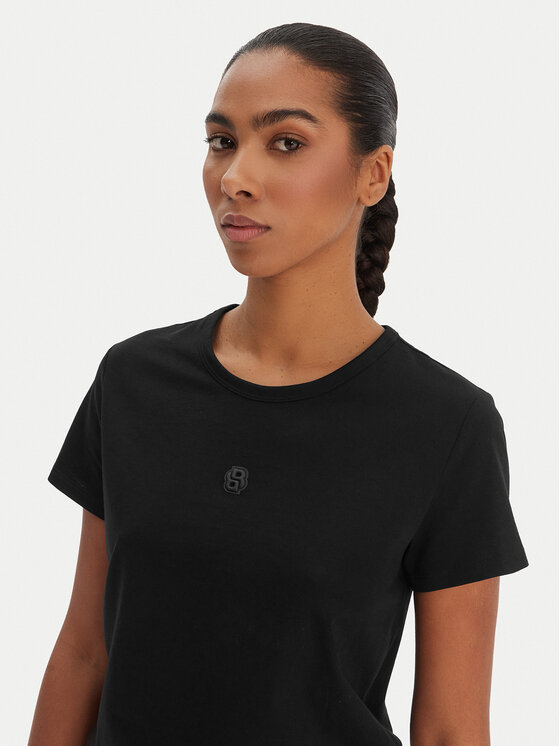 BOSS BOSS Tricou Eventsa12 50563282 Negru Regular Fit
