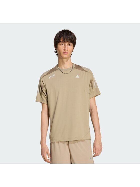 adidas adidas T-Shirt F50 TEE Zielony Slim Fit
