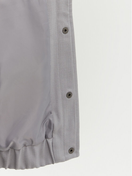 Pieces Pieces Μπόμπερ μπουφάν Annie 17150150 Γκρι Regular Fit