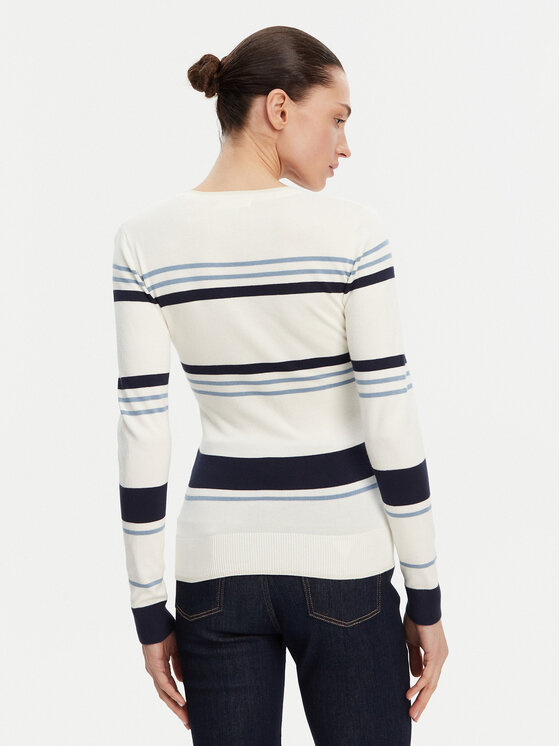 Guess Guess Pullover W5GR18 Z2NQ2 Écru Slim Fit