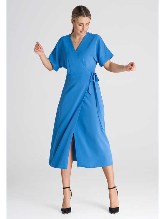 FIGL FIGLFIGL Vestito M959 Blu Regular Fit