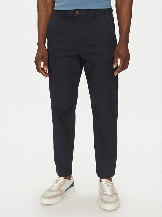 BOSS BOSS Штани з тканини 50536882 Cиній Regular Fit