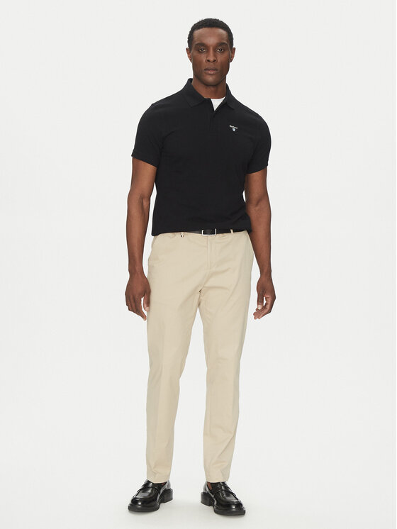 Barbour Barbour Polokošeľa Original Sports MML0358BK31 Čierna Tailored Fit