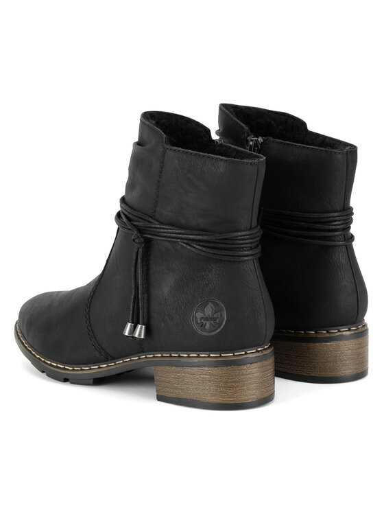 Rieker Rieker Botine 77263-00 Negru
