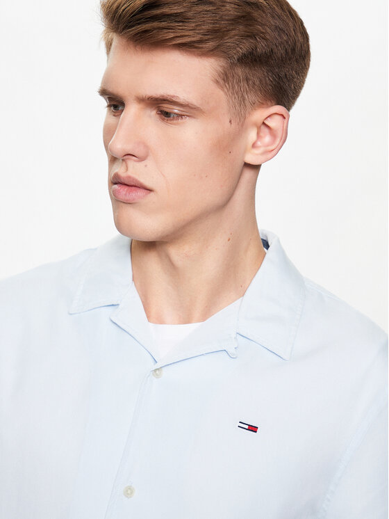 Tommy Jeans Tommy Jeans Košulja DM0DM15936 Svijetloplava Classic Fit