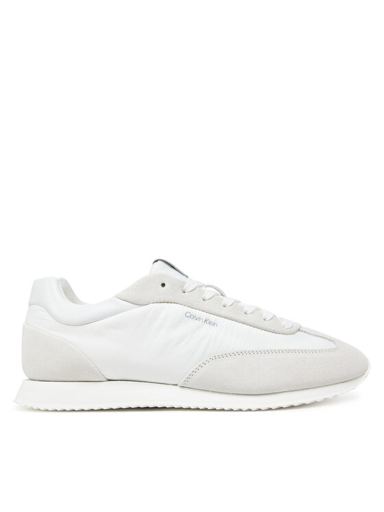 Calvin Klein Calvin Klein Sneakersy Runner Lace Up - Nylon Mix HW0HW02395 Biały