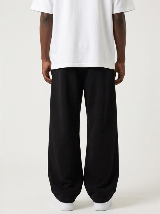 Jigga Wear Jigga Wear Spodnie dresowe Szerokie luźne baggy 132722 Czarny Regular Fit