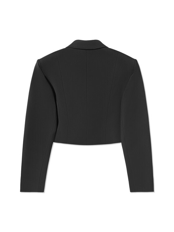 La Mania La Mania Marynarka VIA Czarny Classic Fit