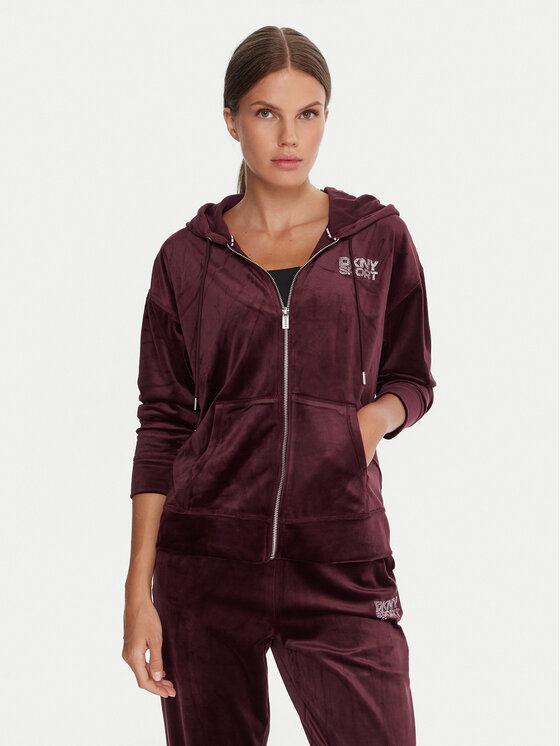 DKNY Sport DKNY Sport Pulóver DP5J9634 Bordó Regular Fit