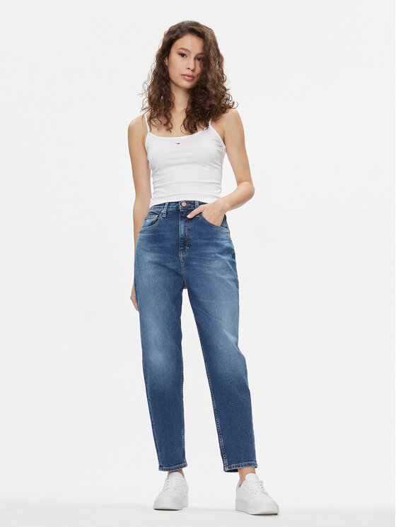 Tommy Jeans Tommy Jeans Set 2 topuri Essential DW0DW18148 Colorat Regular Fit