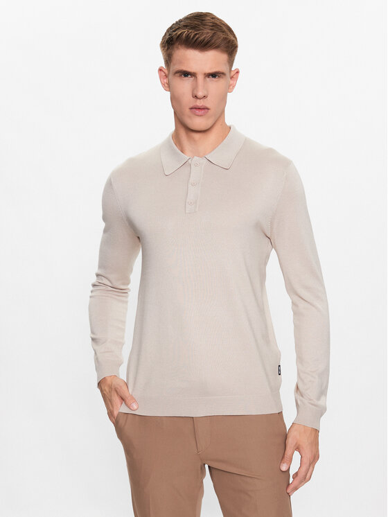 Only & Sons Only & Sons Polo 22021184 Beige Regular Fit