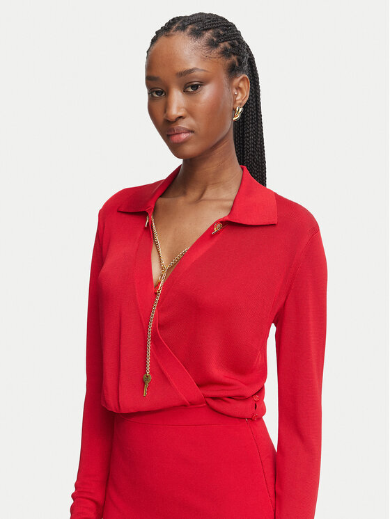 Elisabetta Franchi Elisabetta Franchi Kokteilikleit AM-19S-66E2-V500 Punane Slim Fit