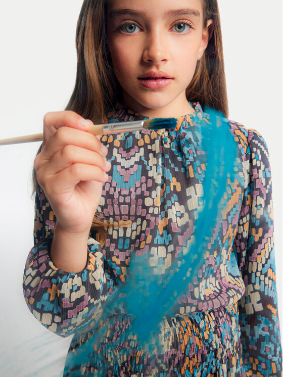 Mayoral Mayoral Kasdieninė suknelė 7981 Spalvota Regular Fit