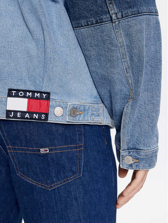 Tommy Jeans Tommy Jeans Kurtka jeansowa Aiden DM0DM16737 Niebieski Oversize