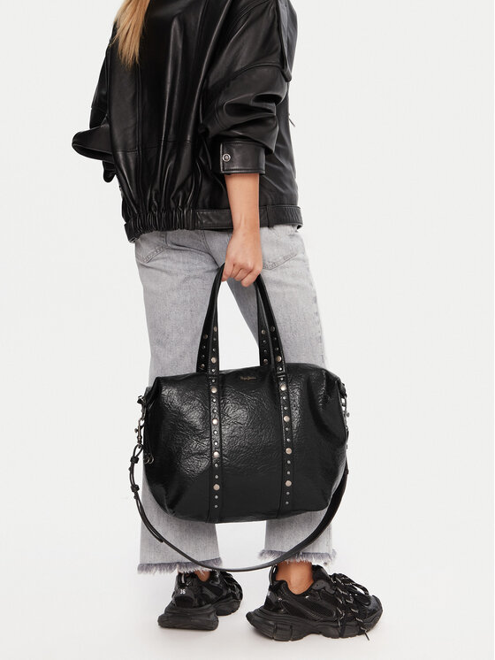 Pepe Jeans Pepe Jeans Дамска чанта Chelsea Moon PL0300003 Черен