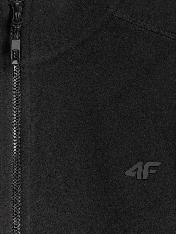 4F 4F Bluza BASIC+ Czarny Slim Fit