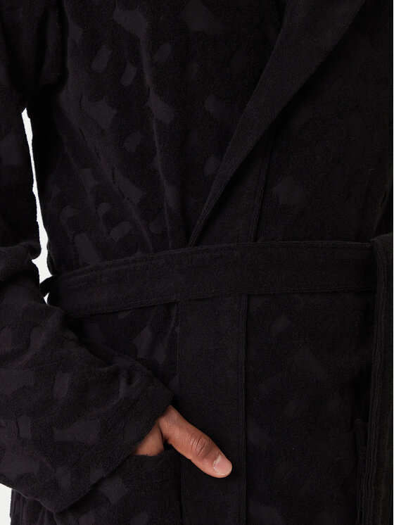 BOSS BOSS Kopalni plašč Fashion Robe 50479411 Črna