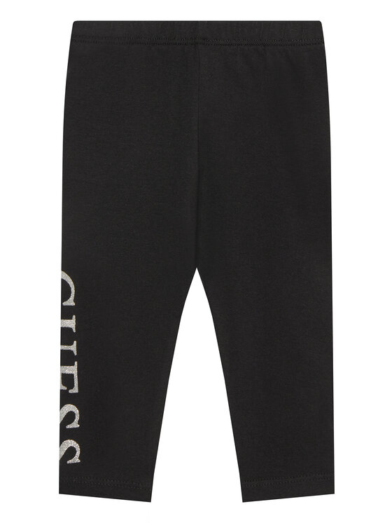 Guess Guess Colanți K3YB01 J1314 Negru Slim Fit