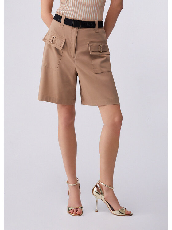 Liu Jo Liu Jo Pantaloni di tessuto TA6263TS92261412 Beige Regular Fit