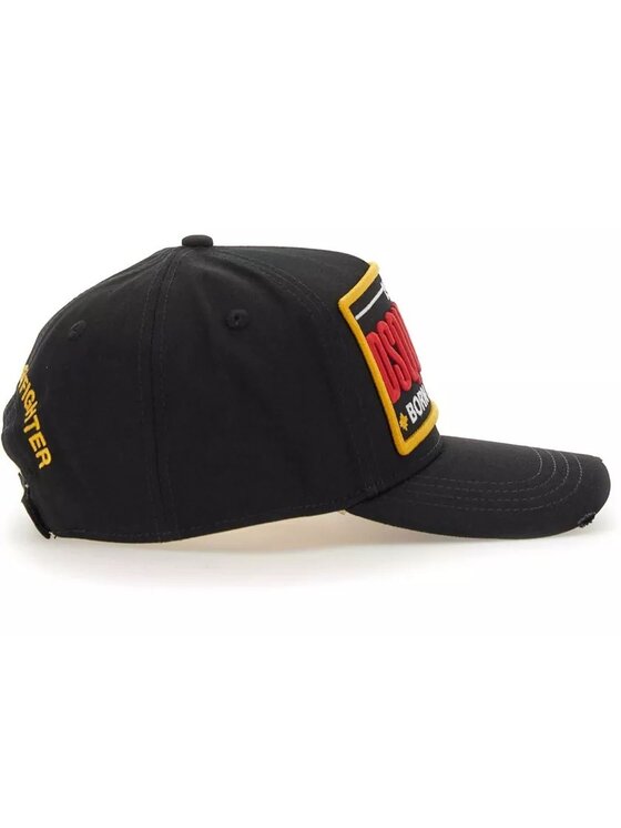 Dsquared2 Czapka z daszkiem BCM0736 05C00001 Czarny | Modivo.pl