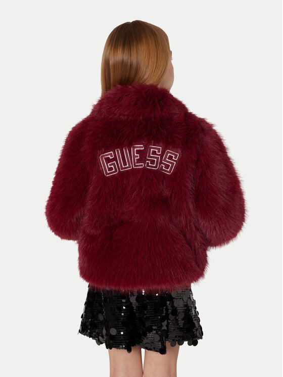 Guess Guess Kožušina J5BL02 WHH10 Červená Regular Fit