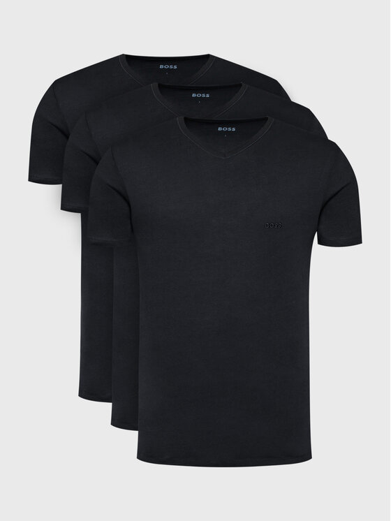 Boss Súprava 3 tričiek Classic 50475285 Čierna Regular Fit