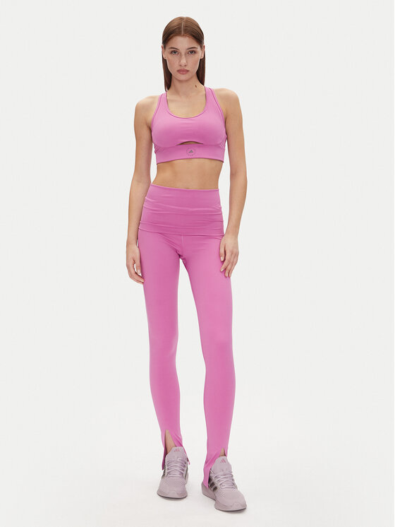 adidas by Stella McCartney adidas by Stella McCartney Biustonosz sportowy TrueStrength JJ1639 Różowy Slim Fit
