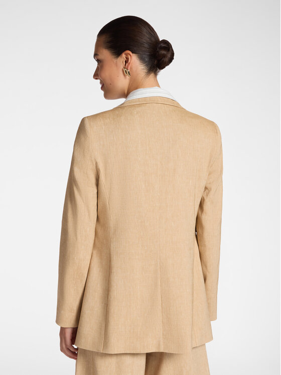 Elena Mirò Elena Mirò Giacca da abito Q142P100086N012 Crema Regular Fit