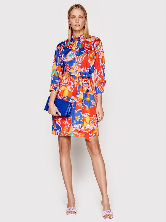 Vestito chemisier Poetica 538871 Multicolore