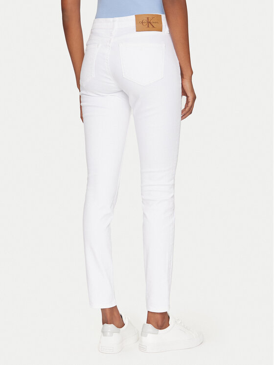 Calvin Klein Jeans Calvin Klein Jeans Jeansy J20J225120 Biały Skinny Fit