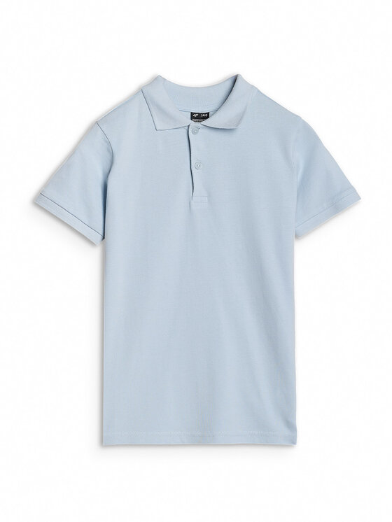 4F 4F Polo BASIC+ Niebieski Regular Fit