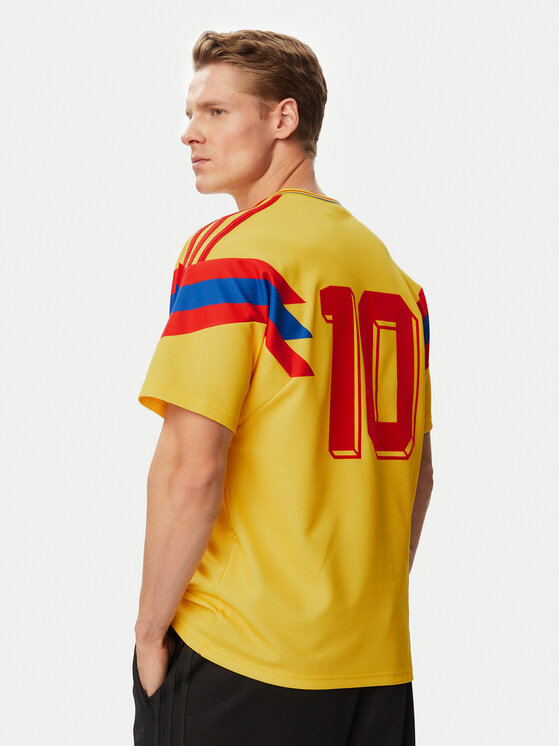 adidas adidas Maglietta tecnica Colombia Away Jersey 1990 JN3713 Giallo Regular Fit