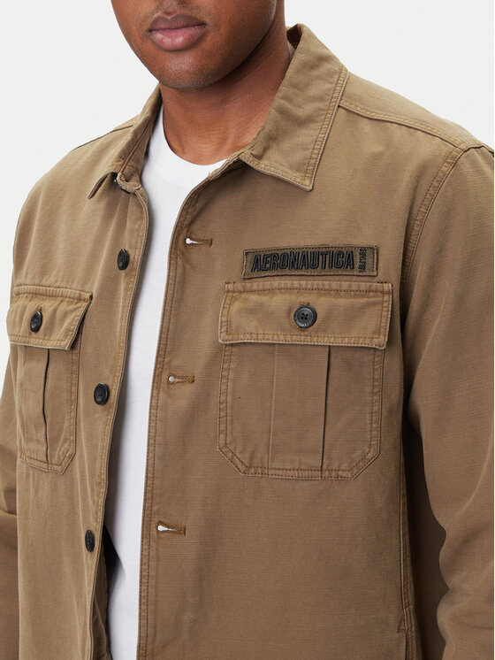 Aeronautica Militare Aeronautica Militare Prijelazna jakna 252AC0036UCT04233 Zelena Regular Fit