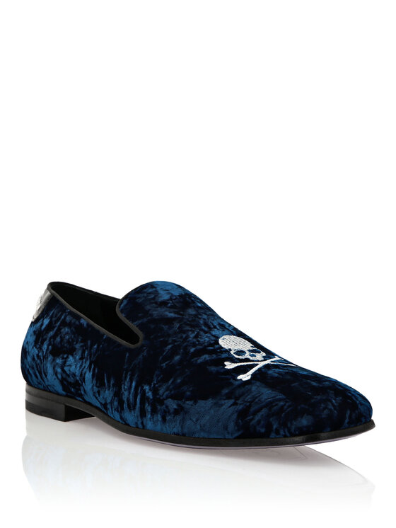 PHILIPP PLEIN PHILIPP PLEIN Loafersy 2153 Světle modrá