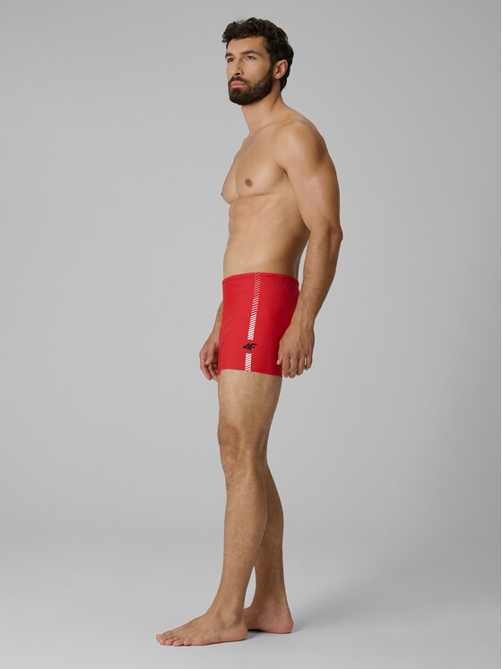 4F 4F Kąpielówki AQUA FORCE Czerwony