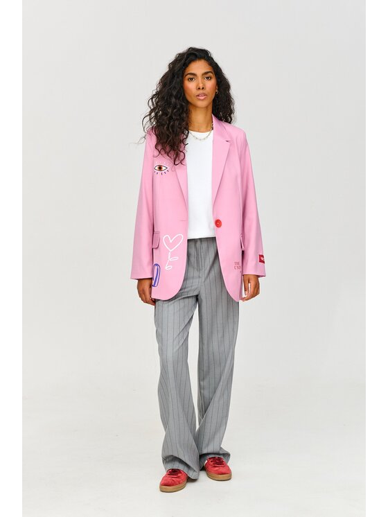 NAOKO NAOKO Sako Lovely Universe Růžová Regular Fit