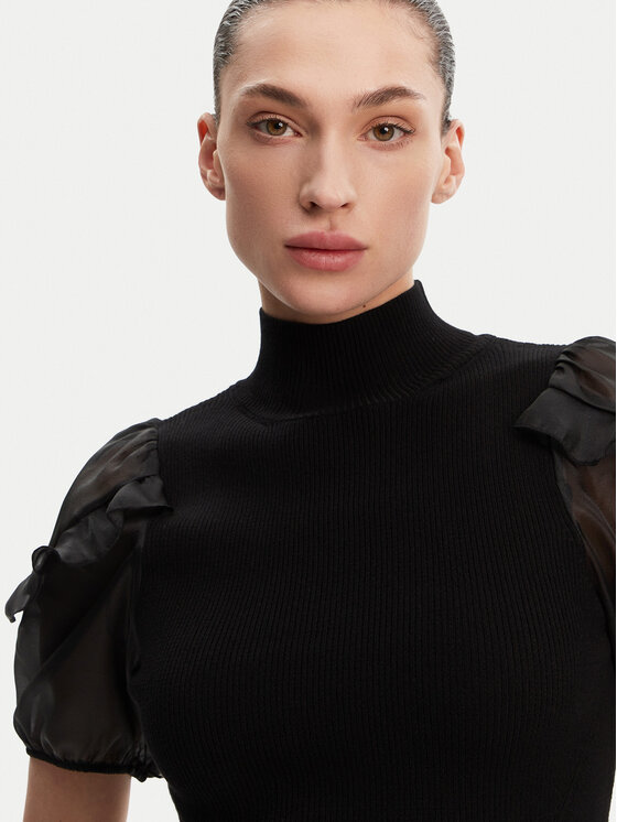 French Connection French Connection Dolčevita 78YCW Crna Slim Fit