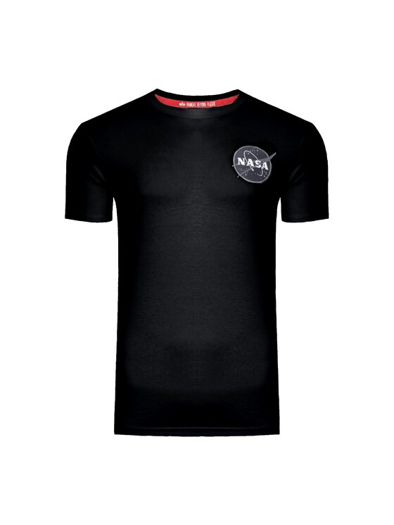 Alpha Industries Alpha Industries T-Shirt SPACE SHUTTLE T 03 Czarny Classic Fit