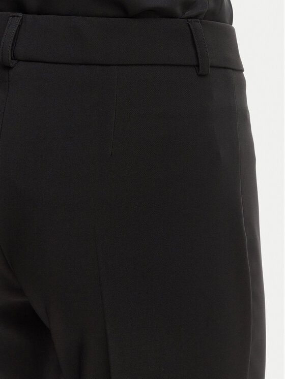 Rinascimento Rinascimento Текстилни панталони CFC0128650003 Черен Regular Fit