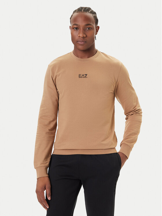 EA7 Emporio Armani EA7 Emporio Armani Felpa 8NPM30 PJVRZ U6171 Beige Regular Fit