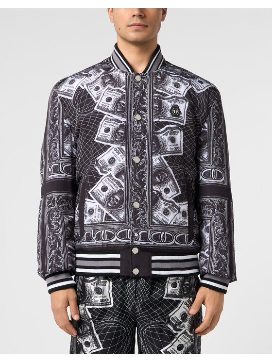 PHILIPP PLEIN PHILIPP PLEIN Bomber 31141 Nero Regular Fit
