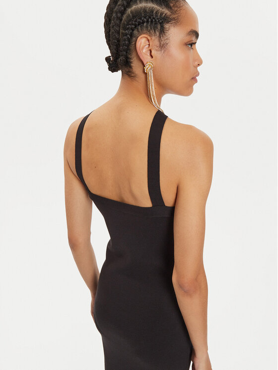 Karen by Simonsen Karen by Simonsen Cocktail obleka Ragna 10105075 Črna Slim Fit