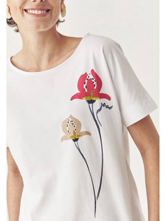 TATUUM Tatuum T-Shirt LALI Biały Classic Fit