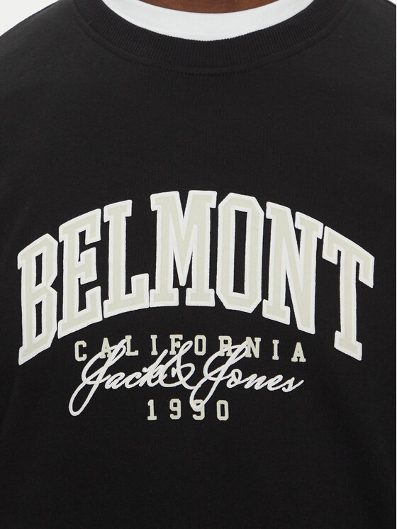 Jack&Jones Jack&Jones Μπλούζα Detroit 12268470 Μαύρο Relaxed Fit