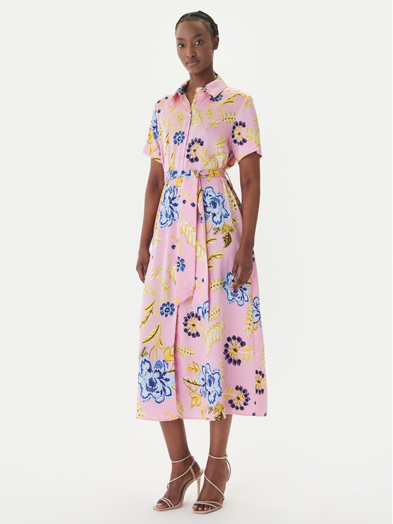 LOLA CASADEMUNT LOLA CASADEMUNT Krekla kleita LS2616088 Rozā Regular Fit