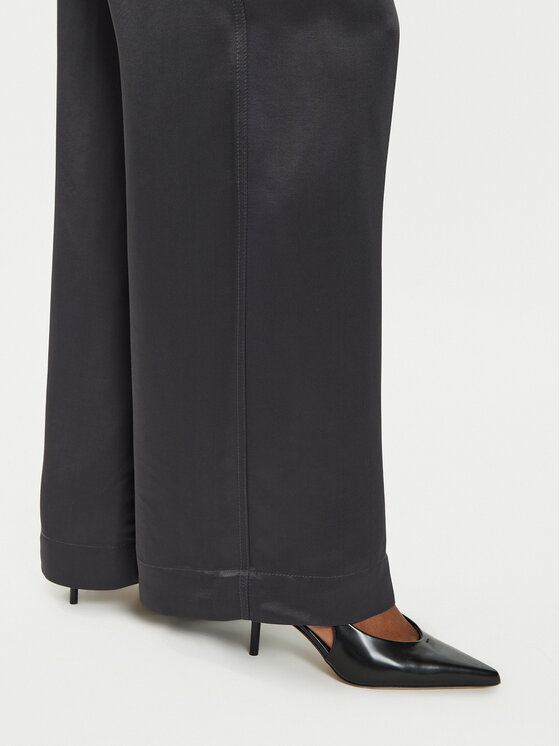 OUI OUI Spodnie materiałowe 88773 1240807 Szary Relaxed Fit