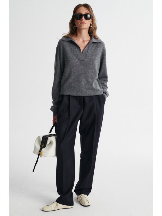 MARI PRETI MARI PRETI Sweter ROWEN Szary Loose Fit