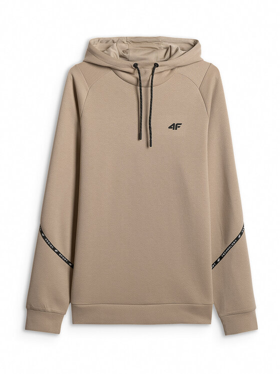 4F 4F Bluza SPORTS CLUB Beżowy Regular Fit